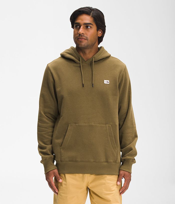 Sudadera Con Capucha The North Face Hombre Heritage Patch Pullover Verde Oliva - Peru 14602LGOQ